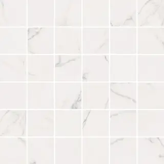Мозаика SENSI MOS.QUADR. STATUARIO WHITE	30X30