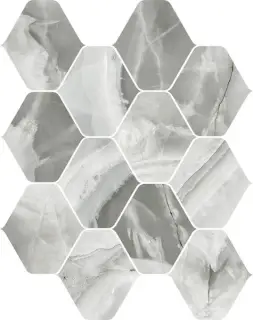 Мозаика JADE PERLA DECORO NINFA 27,7X35