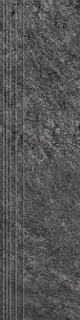 Rocks dark grey серые темные, глазурованные Sugar 1200х300х9,5мм