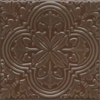 Декор Фес коричневый глянцевый 15x15x0,77