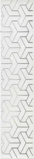Бордюр Ломбардиа белый |25x5,4