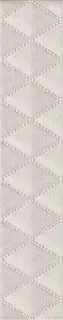 Бордюр Illusio Bianco ''Geometry'' XX|6.2x31.5