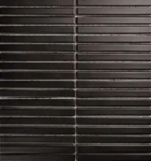 Mosaic 1.5х14.5 Y15F808 Черный матовый 29.4х31.3