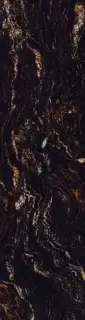 Керамогранит Adicon Archrock Black Fusion полированный чёрный ADI84202 300х80 см