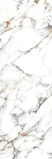 Керамогранит Motto Ceramic Arabescato Gold Polished полированный белый MOT84394 240х80 см