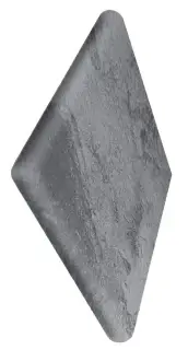 Керамическая плитка Esquina Redonda Metal Black