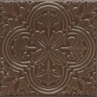 Декор Фес коричневый глянцевый 15x15x0,77
