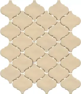 Арабески Марокко жёлтый светлый матовый 26x30x0,7