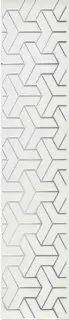 Бордюр Ломбардиа белый |25x5,4