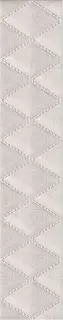 Бордюр Illusio Bianco ''Geometry'' XX|6.2x31.5