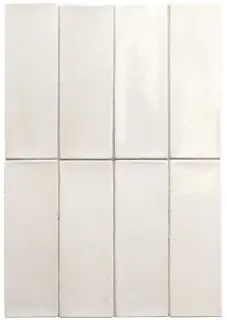Equipe Miyako Керамогранит White gloss 5x15 глазурованный глянцевый