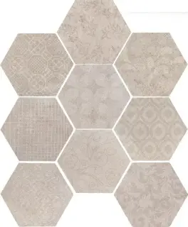 Керамическая плитка ESAGONA FABRIC SHABBY CHIC 24x27,7 (56 B)