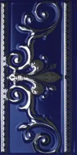Керамическая плитка CENEFA NOBLESSE COBALTO SILVER 20X10