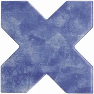 Керамическая плитка BECOLORS CROSS 13,25X13,25 ELECTRIC BLUE