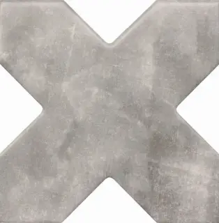 Керамическая плитка BECOLORS CROSS 13,25X13,25 GREY