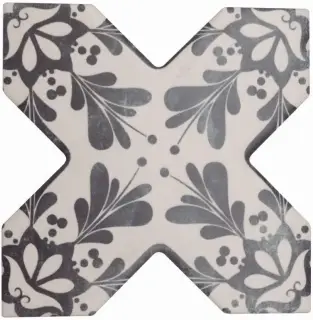Керамическая плитка BECOLORS CROSS 13,25X13,25 DEC. STENCIL NAVY