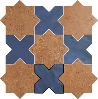 Quattro Blue 12x12