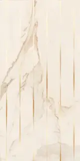 Керамическая плитка Калакатта голд линия / Декор 31.5*63 Calacatta gold linea