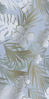 Керамическая плитка Колорес цветок небесно-голубой / Декор 31.5*63 Colores fiore celeste
