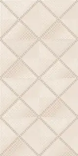 Керамическая плитка Флоранс геометрия слоновая кость / Декор 31.5*63 Florence geometrico marfil