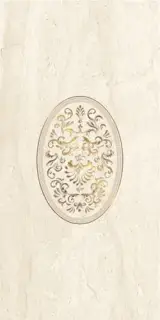 Керамическая плитка Олимпия искусство кремовый / Декор 31.5*63 Olimpia d'arte crema