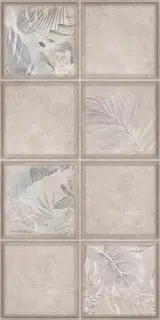 Керамическая плитка Майолика коллаж кремовый / Плитка 31.5*63 Maiolica collage crema