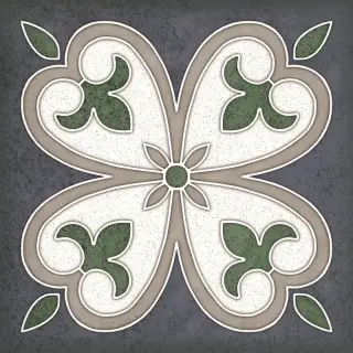 Керамическая плитка Смальта декор 4 синий / Плитка Smalto décor 4 blu 15*15