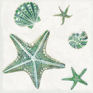 Керамическая плитка Смальта море белый / Декор Smalto mare 1 bianco 15*15