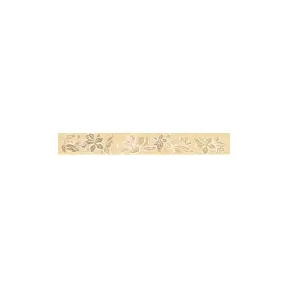 Керамическая плитка Элисса цветок песочный / Бордюр 50.5*6.2 Elissa sabbia fiore 1c