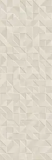 Керамическая плитка Оригами бежевый / Rev. Origami beige 25x75