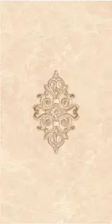 Керамическая плитка Империал арте кремовый / Декор 31.5*63 Imperial d'arte crema