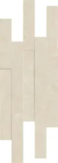 Italon Керамический гранит Genesis Декор White Brick 3D 28x78 натуральный