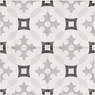Equipe Art Noveau Керамогранит Karlsplatz Grey 20x20 натуральный