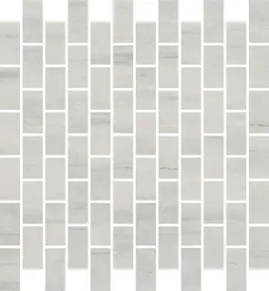 Декор Белем мозаичный серый светлый глянцевый |30x32