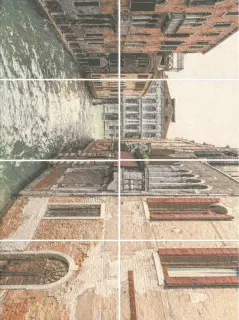 Панно Золотой пляж Venezia(из 8х частей 20х30) XX |60x80