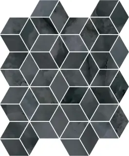Декор Джардини серый темный мозаичный |45x37,5