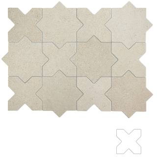 Гранит керамический 32731 ELDA CROSS SAND 12x12 см