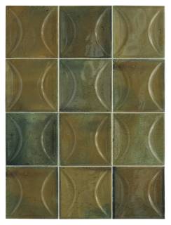 Плитка керамическая настенная 30025 HANOI ARCO Wild Olive 10x10 см