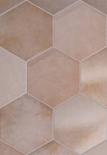 Плитка керамическая напольная 24957 HERITAGE HEXÁGONO Rose 17,5х20 см