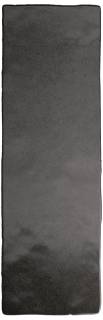 Плитка керамическая настенная 24962 MAGMA Black Coal 6,5х20 см (коробка 38 шт.)