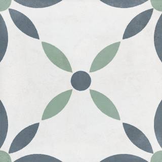 Гранит керамический 37271 HAVANA WHITE FLOWER 22,3х22,3х0,9 см