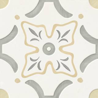 Гранит керамический 40459 LLEVANT YELLOW FLOWER LT 22,3х22,3 см