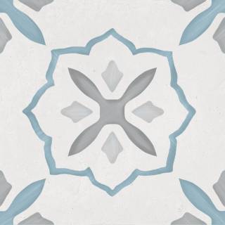 Гранит керамический 36154 SIROCCO BLUE CROSS 22,3х22,3х0,9 см