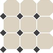 Гранит керамический 4416 OCT14-1Ch White OCTAGON 16/Black Dots 14 30x30 см