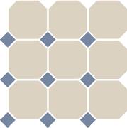 Гранит керамический 4416 OCT11-1Ch White OCTAGON 16/Blue Cobait Dots 11 30x30 см