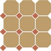 Гранит керамический 4403 OCT04-1Ch Yellow OCTAGON 03/Caramel Dots 04 30x30 см