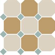 Гранит керамический 4416+03 OCT13-B White 16 Yellow 03 OCTAGON/Turquoise 13 Dots 30x30 см