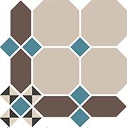 Гранит керамический PARIS Stand.(Oct.01, Dot 11, Loz.29, Tr.1/4 14+16) 24,7х24,7 см