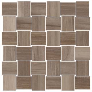 Мозаика керамическая 60007221 OPUS MOSAICO INTRECCIO Cenere (5x5) 30х30 см