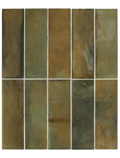 Плитка керамическая настенная 30034 HANOI Wild Olive 6,5x20 см